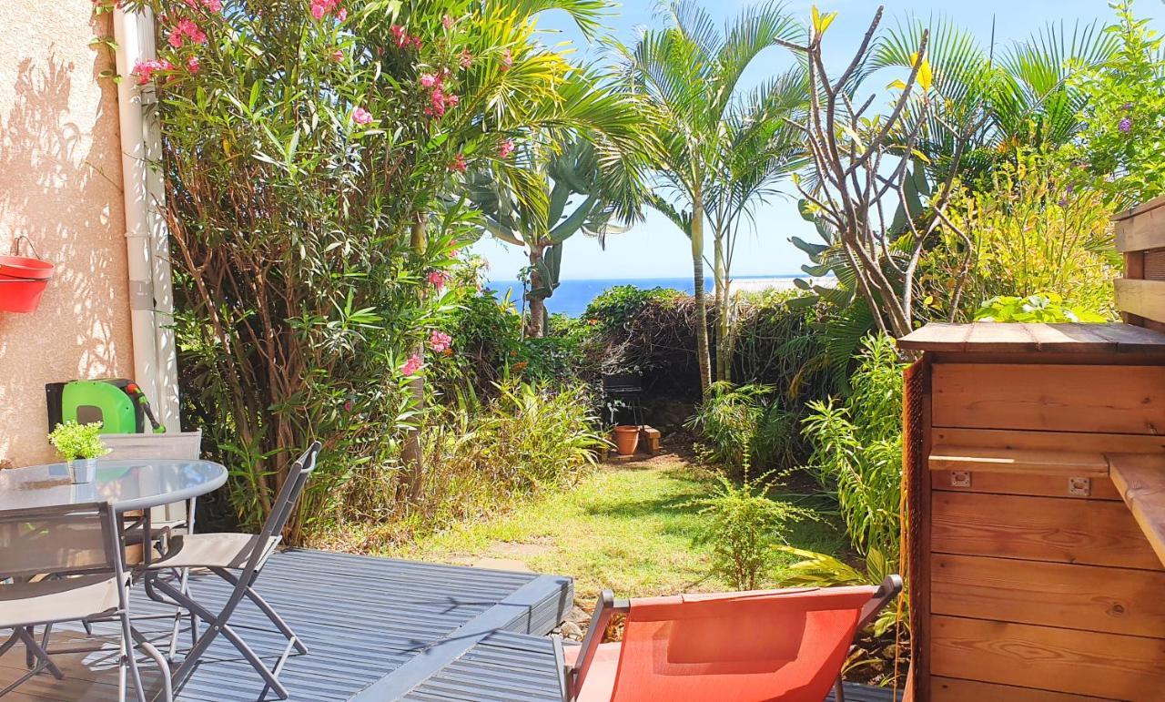 Le Jardin Des Tuit Tuit * Vue Mer * Cozy Saint-Leu Exteriér fotografie