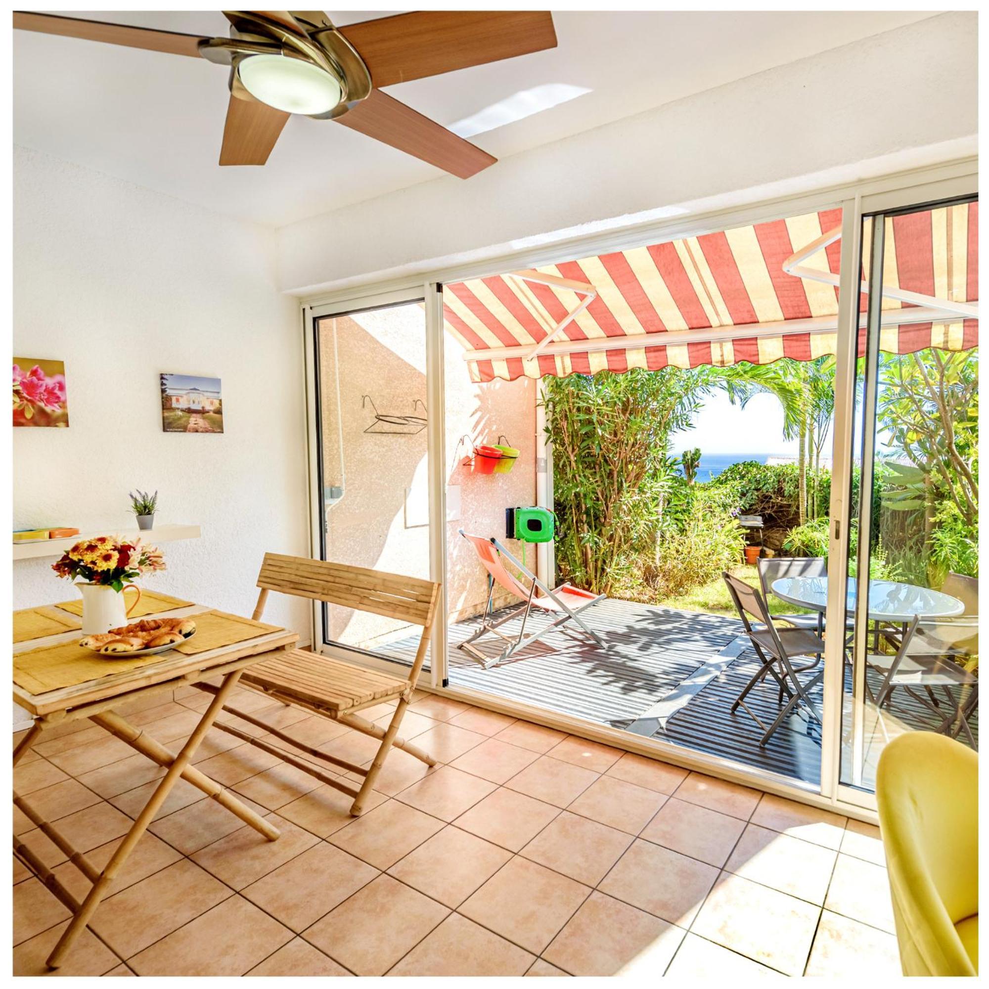 Le Jardin Des Tuit Tuit * Vue Mer * Cozy Saint-Leu Exteriér fotografie